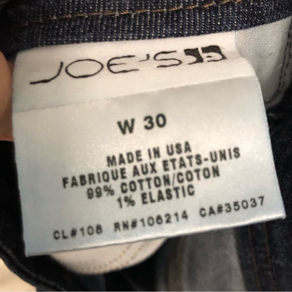 Joe’s Jeans; Wide Straight Leg Jeans SZ 30 x 34 Tall - Picture 7 of 8